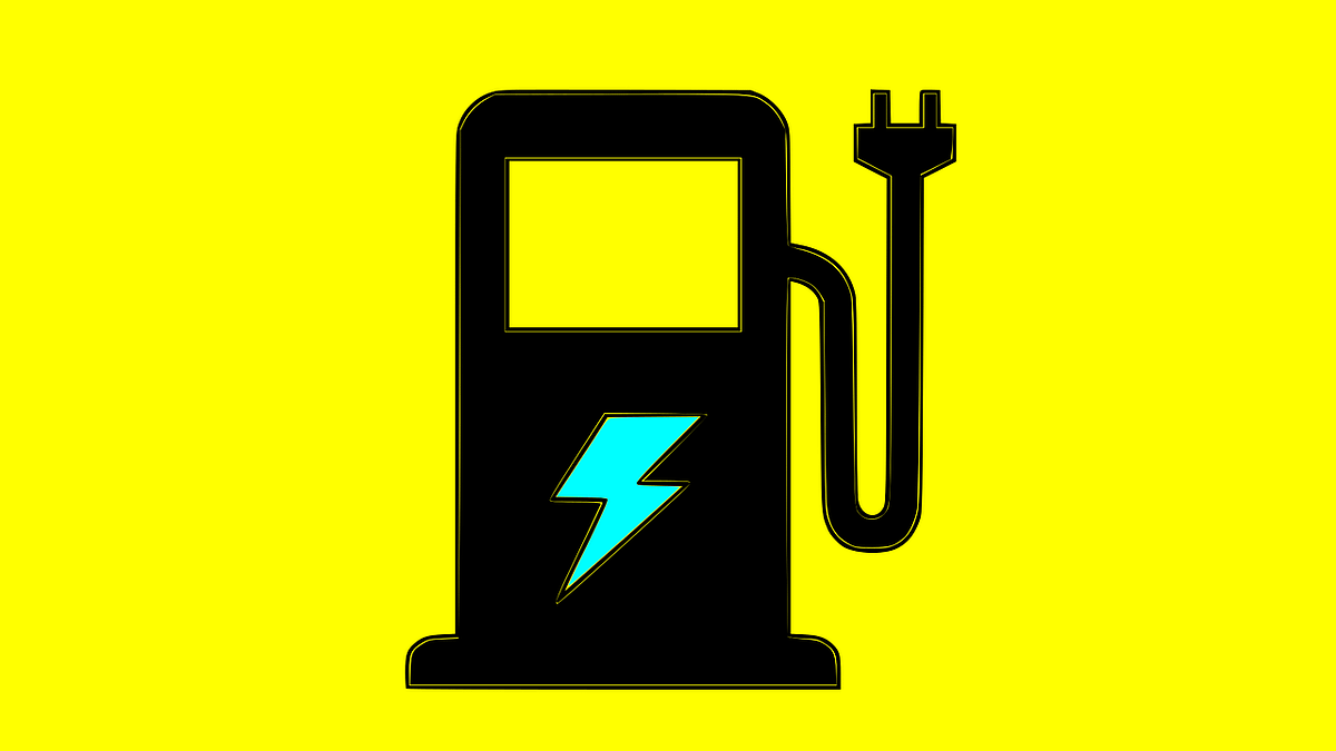 icon of EV charging station