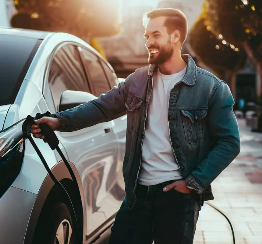 how to charge an EV in public