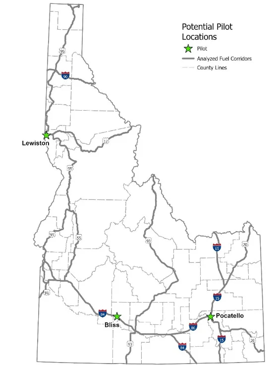 Potential Pilot Site Locations